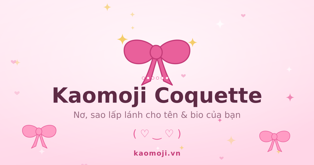 Kaomoji Coquette