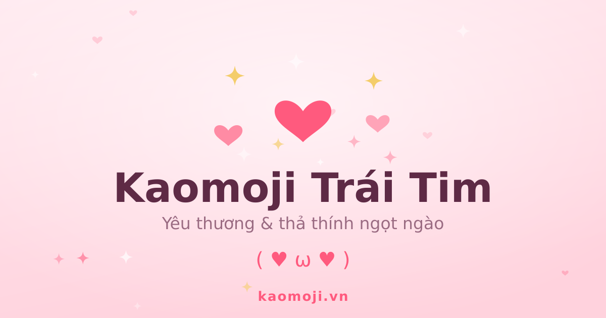 Kaomoji Trái Tim