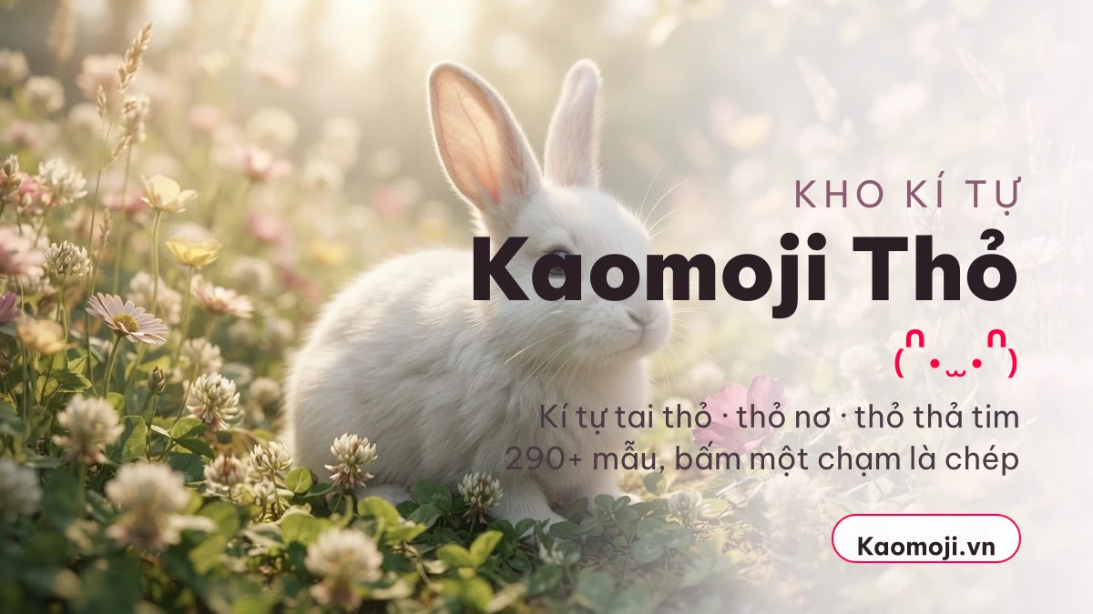 Kaomoji Thỏ